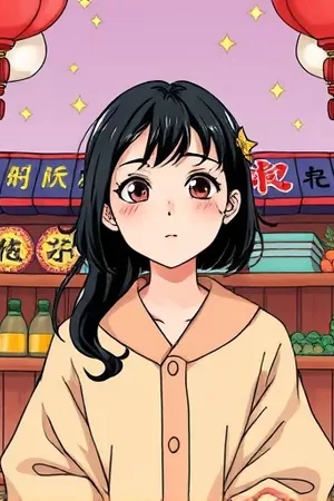 《巷口干杯》短剧封面，深夜巷口亮着灯的小酒摊