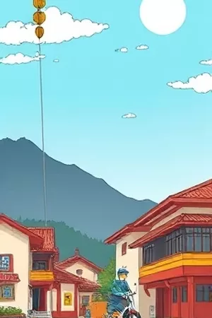 《静默航线》剧集海报，远洋货轮甲板上的黄昏剪影